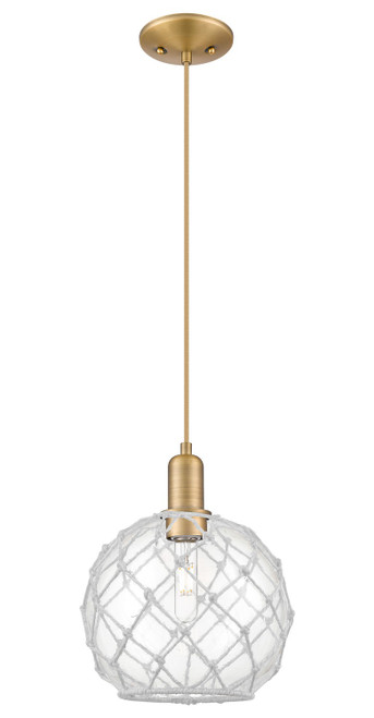 Innovations - 716-1P-BB-G122-10RW - One Light Mini Pendant - Arcadia - Brushed Brass