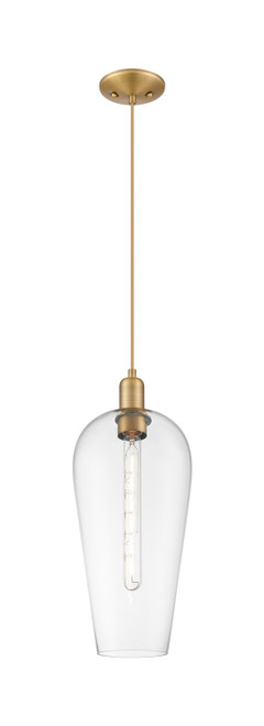 Innovations - 716-1P-BB-G456-8CL - One Light Mini Pendant - Arcadia - Brushed Brass