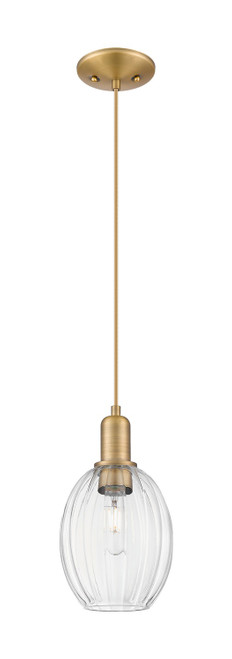 Innovations - 716-1P-BB-G459-6CL - One Light Mini Pendant - Arcadia - Brushed Brass