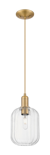Innovations - 716-1P-BB-G460-7CL - One Light Mini Pendant - Arcadia - Brushed Brass