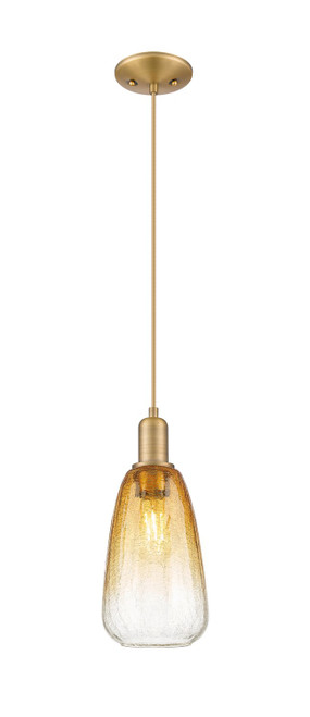 Innovations - 716-1P-BB-G480-6AM - One Light Mini Pendant - Arcadia - Brushed Brass