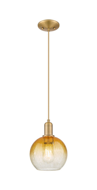 Innovations - 716-1P-BB-G483-8AM - One Light Mini Pendant - Arcadia - Brushed Brass