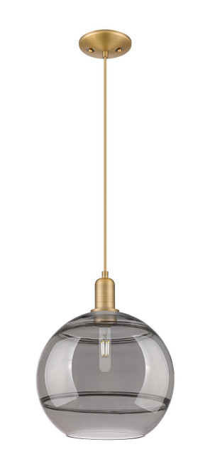 Innovations - 716-1P-BB-G556-12SM - One Light Mini Pendant - Arcadia - Brushed Brass