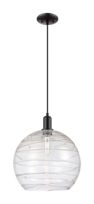 Innovations - 716-1P-BK-G1213-14CL - One Light Mini Pendant - Arcadia - Matte Black