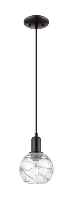 Innovations - 716-1P-BK-G1213-6CL - One Light Mini Pendant - Arcadia - Matte Black