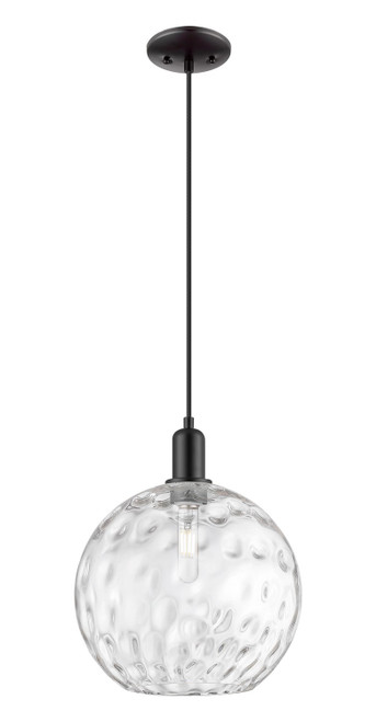 Innovations - 716-1P-BK-G1215-12 - One Light Mini Pendant - Arcadia - Matte Black