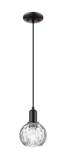 Innovations - 716-1P-BK-G1215-6 - One Light Mini Pendant - Arcadia - Matte Black