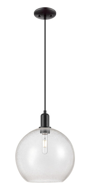Innovations - 716-1P-BK-G124-12 - One Light Mini Pendant - Arcadia - Matte Black