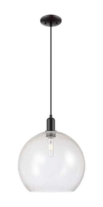 Innovations - 716-1P-BK-G124-14 - One Light Mini Pendant - Arcadia - Matte Black