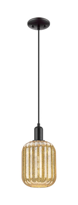 Innovations - 716-1P-BK-G460-7ME - One Light Mini Pendant - Arcadia - Matte Black