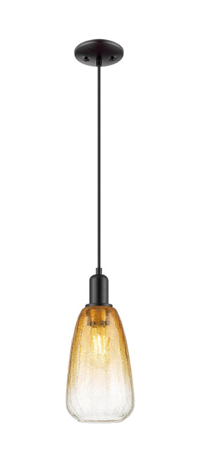 Innovations - 716-1P-BK-G480-6AM - One Light Mini Pendant - Arcadia - Matte Black