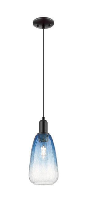 Innovations - 716-1P-BK-G480-6SB - One Light Mini Pendant - Arcadia - Matte Black