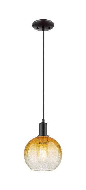 Innovations - 716-1P-BK-G483-8AM - One Light Mini Pendant - Arcadia - Matte Black