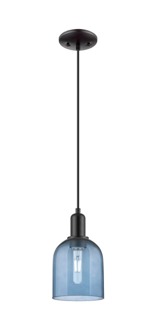 Innovations - 716-1P-BK-G558-6BL - One Light Mini Pendant - Arcadia - Matte Black