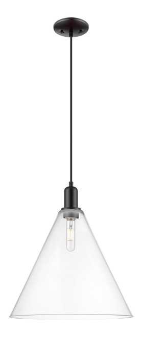 Innovations - 716-1P-BK-GBC-162 - One Light Mini Pendant - Arcadia - Matte Black