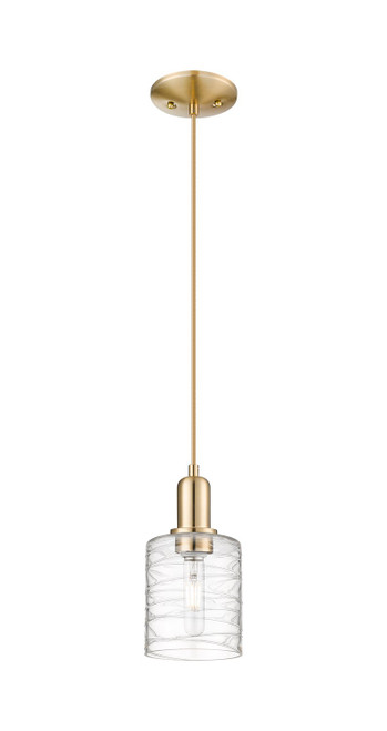 Innovations - 716-1P-CB-G1113 - One Light Mini Pendant - Arcadia - Champagne Bronze