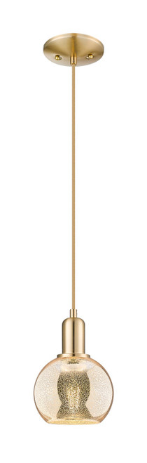 Innovations - 716-1P-CB-G128-6 - One Light Mini Pendant - Arcadia - Champagne Bronze
