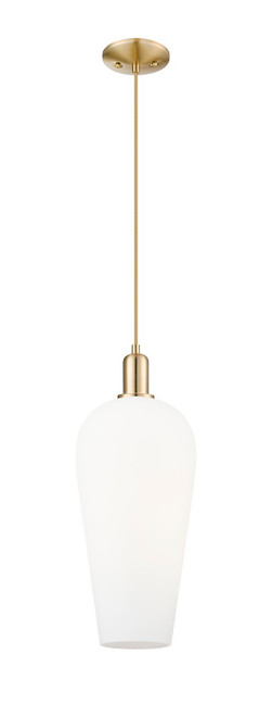 Innovations - 716-1P-CB-G456-8WH - One Light Mini Pendant - Arcadia - Champagne Bronze