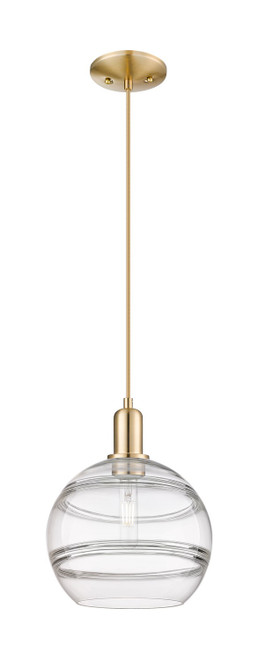 Innovations - 716-1P-CB-G556-10CL - One Light Mini Pendant - Arcadia - Champagne Bronze