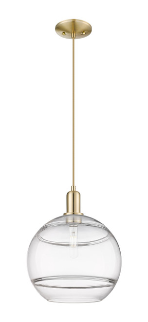 Innovations - 716-1P-CB-G556-12CL - One Light Mini Pendant - Arcadia - Champagne Bronze