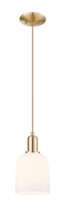 Innovations - 716-1P-CB-G558-6GWH - One Light Mini Pendant - Arcadia - Champagne Bronze