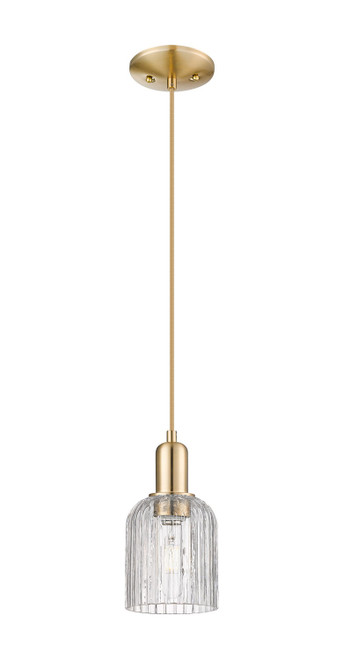 Innovations - 716-1P-CB-G559-5CL - One Light Mini Pendant - Arcadia - Champagne Bronze