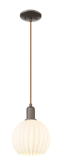 Innovations - 716-1P-OB-G1217-8WV - One Light Mini Pendant - Arcadia - Oil Rubbed Bronze