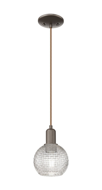 Innovations - 716-1P-OB-G122C-6CL - One Light Mini Pendant - Arcadia - Oil Rubbed Bronze