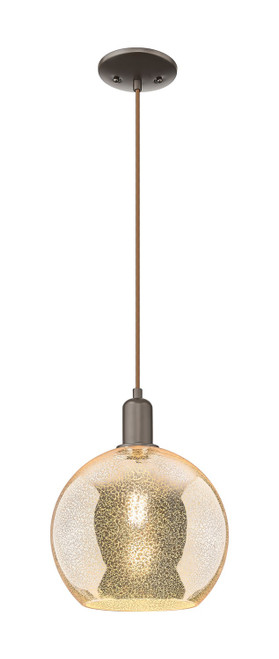 Innovations - 716-1P-OB-G128-10 - One Light Mini Pendant - Arcadia - Oil Rubbed Bronze