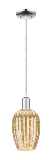 Innovations - 716-1P-PC-G457-6ME - One Light Mini Pendant - Arcadia - Polished Chrome