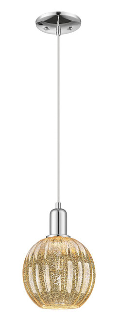 Innovations - 716-1P-PC-G458-7ME - One Light Mini Pendant - Arcadia - Polished Chrome