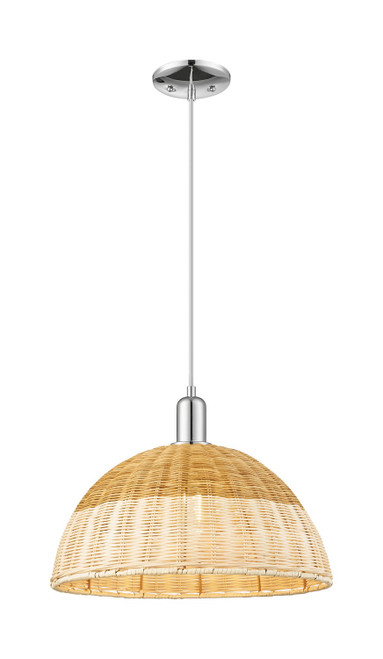 Innovations - 716-1P-PC-NBD2-16-NAT - One Light Mini Pendant - Arcadia - Polished Chrome