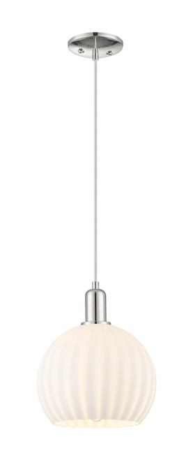 Innovations - 716-1P-PN-G1217-10WV - One Light Mini Pendant - Arcadia - Polished Nickel