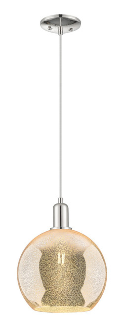 Innovations - 716-1P-PN-G128-10 - One Light Mini Pendant - Arcadia - Polished Nickel