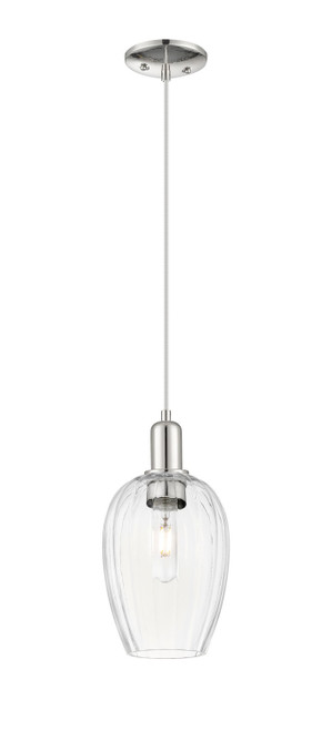 Innovations - 716-1P-PN-G457-6CL - One Light Mini Pendant - Arcadia - Polished Nickel
