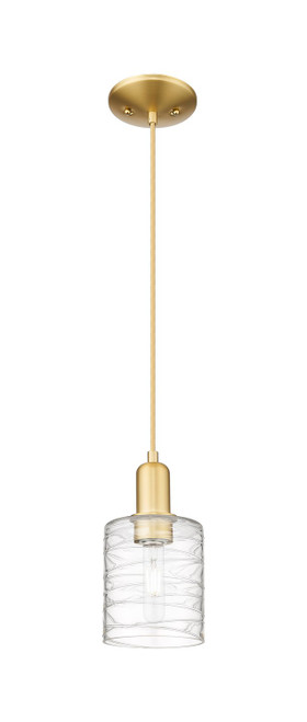 Innovations - 716-1P-SG-G1113 - One Light Mini Pendant - Arcadia - Satin Gold