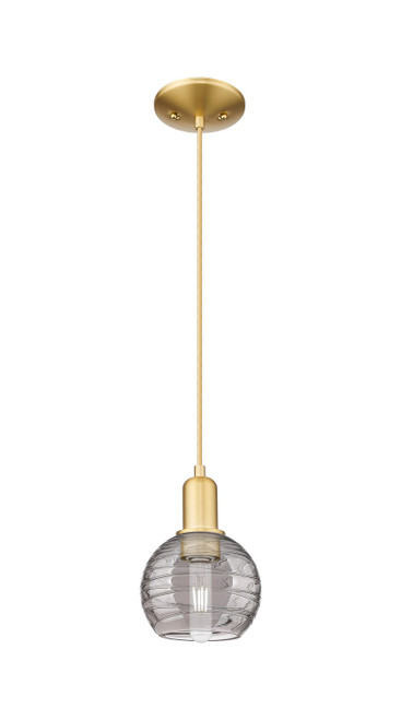 Innovations - 716-1P-SG-G1213-6SM - One Light Mini Pendant - Arcadia - Satin Gold