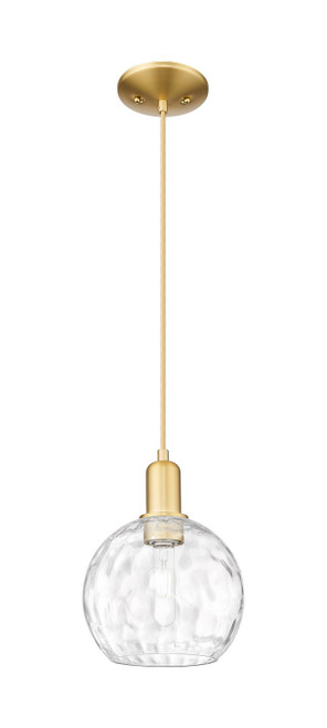 Innovations - 716-1P-SG-G1215-8 - One Light Mini Pendant - Arcadia - Satin Gold