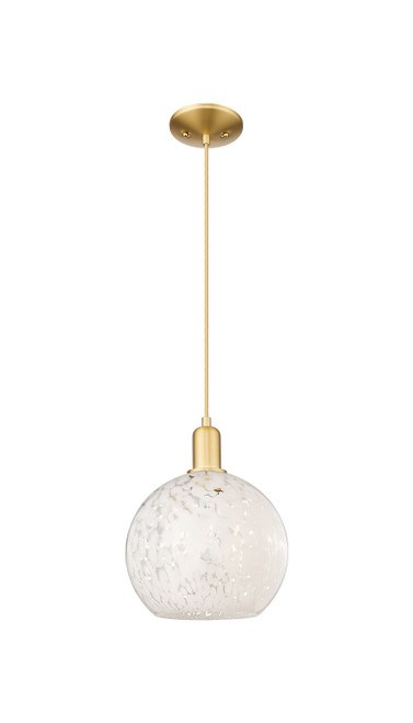 Innovations - 716-1P-SG-G1216-10WM - One Light Mini Pendant - Arcadia - Satin Gold
