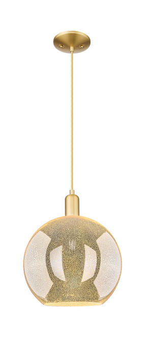 Innovations - 716-1P-SG-G128-12 - One Light Mini Pendant - Arcadia - Satin Gold