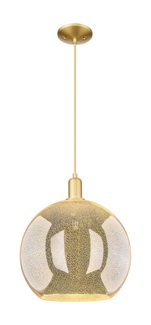 Innovations - 716-1P-SG-G128-14 - One Light Mini Pendant - Arcadia - Satin Gold