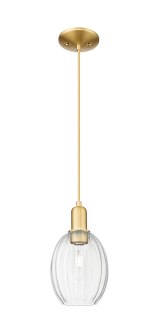 Innovations - 716-1P-SG-G459-6CL - One Light Mini Pendant - Arcadia - Satin Gold