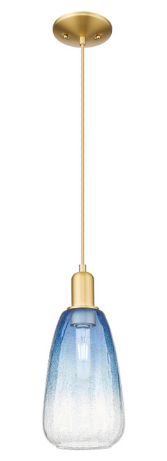 Innovations - 716-1P-SG-G480-6SB - One Light Mini Pendant - Arcadia - Satin Gold
