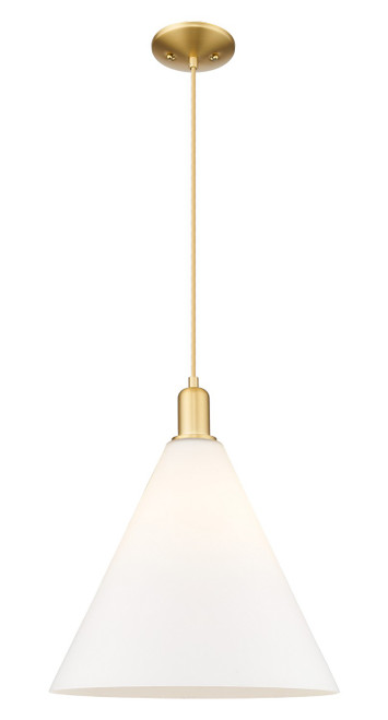 Innovations - 716-1P-SG-GBC-161 - One Light Mini Pendant - Arcadia - Satin Gold