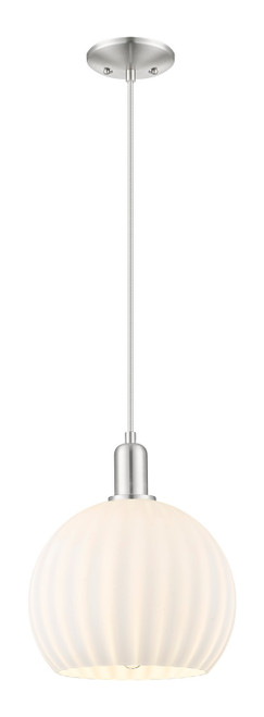 Innovations - 716-1P-SN-G1217-10WV - One Light Mini Pendant - Arcadia - Brushed Satin Nickel