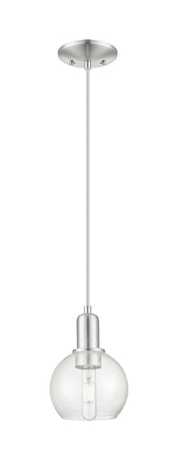 Innovations - 716-1P-SN-G124-6 - One Light Mini Pendant - Arcadia - Brushed Satin Nickel