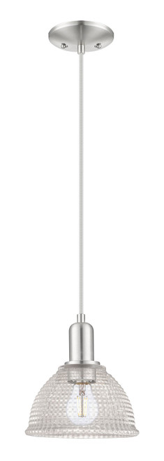 Innovations - 716-1P-SN-G422 - One Light Mini Pendant - Arcadia - Brushed Satin Nickel