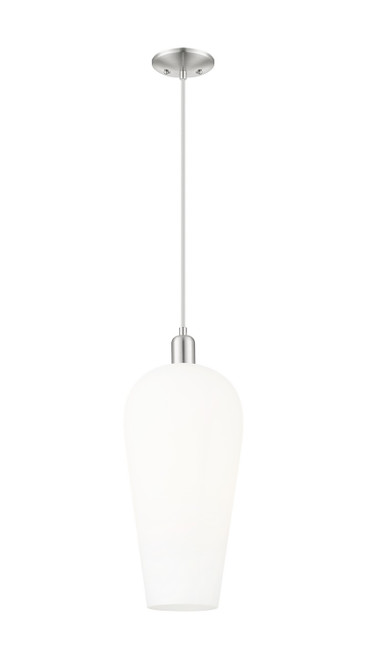 Innovations - 716-1P-SN-G456-8WH - One Light Mini Pendant - Arcadia - Brushed Satin Nickel