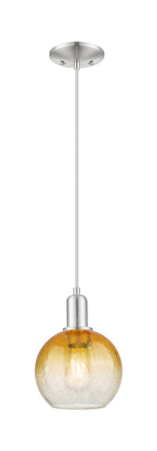 Innovations - 716-1P-SN-G483-8AM - One Light Mini Pendant - Arcadia - Brushed Satin Nickel