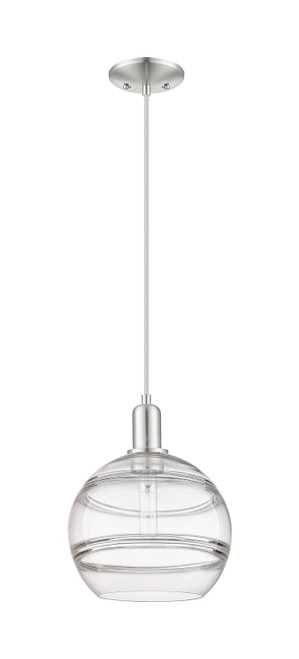 Innovations - 716-1P-SN-G556-10CL - One Light Mini Pendant - Arcadia - Brushed Satin Nickel